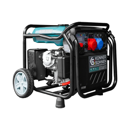 Könner & Söhnen KS 8100iEG 1/3 – 8.5 kW LPG/Benzin Invertergenerator (1-faset & 3-faset) - Sikshop