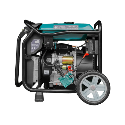 Könner & Söhnen KS 8100iEG 1/3 – 8.5 kW LPG/Benzin Invertergenerator (1-faset & 3-faset) - Sikshop