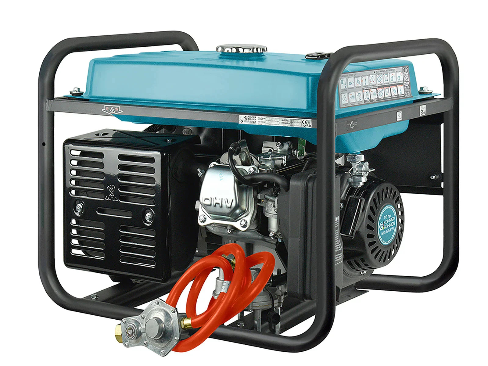 Könner & Söhnen KS 9000E G – Kraftfuld 6,5 kW LPG/Benzin Dual Fuel Generator - Sikshop