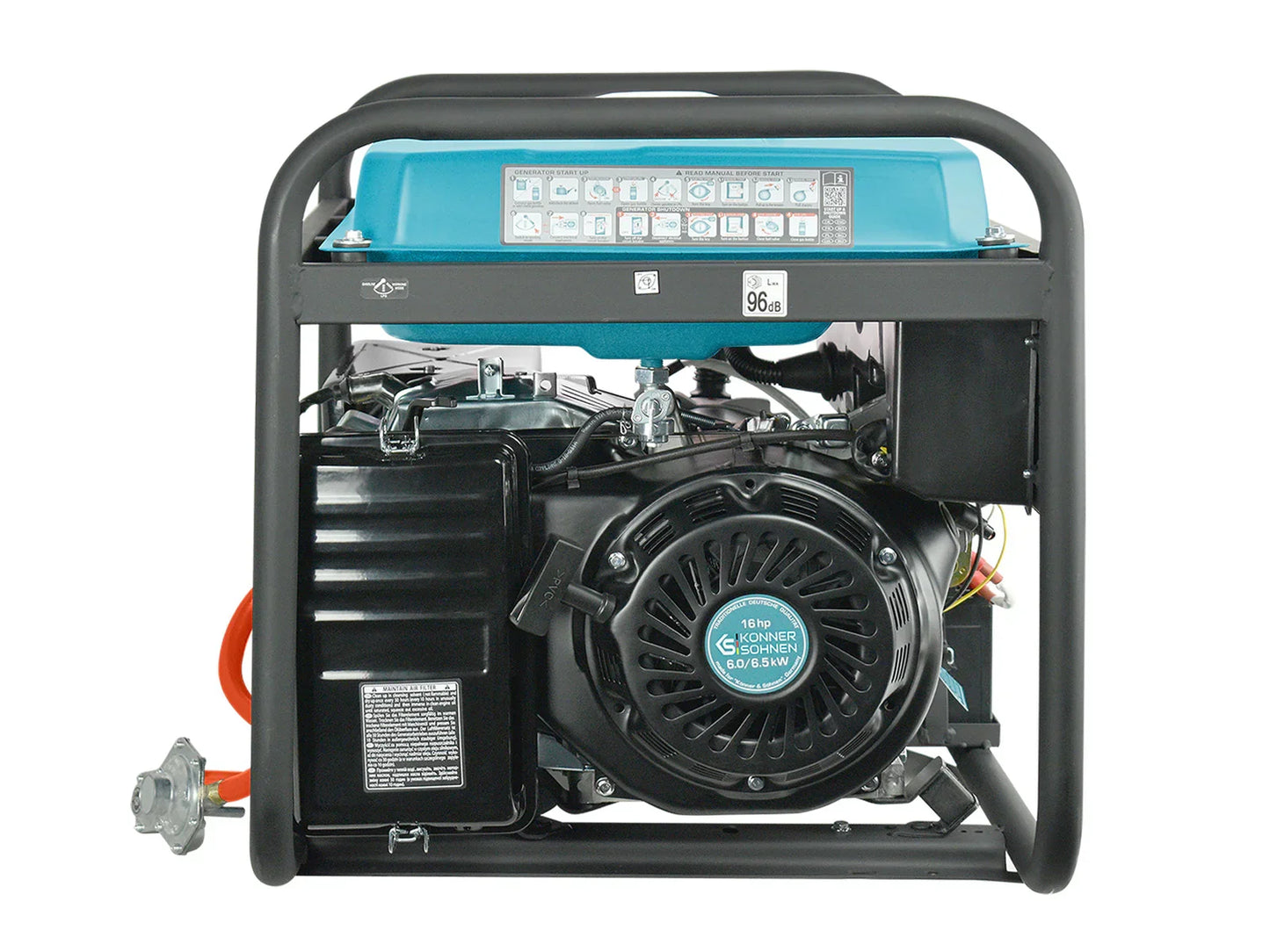 Könner & Söhnen KS 9000E G – Kraftfuld 6,5 kW LPG/Benzin Dual Fuel Generator - Sikshop