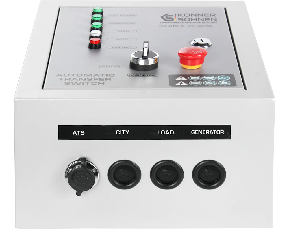 Automatisk Overføringskontakt KS ATS 4/25 Inverter – Automatisk nødstrøm uden bekymringer - Sikshop