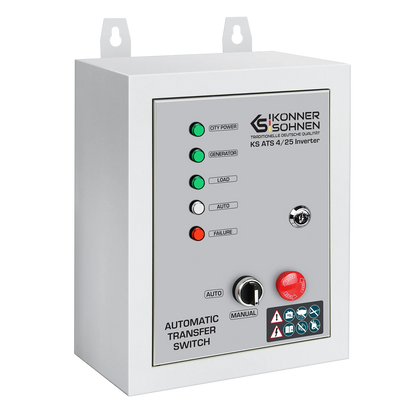 Automatisk Overføringskontakt KS ATS 4/25 Inverter – Automatisk nødstrøm uden bekymringer - Sikshop