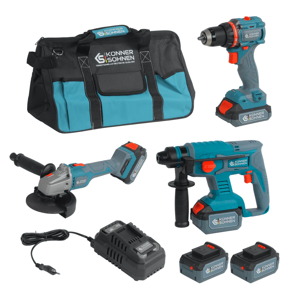 Könner & Söhnen KS RHAGD 20V SET 3 – Ledningsfri Master Sæt 3-i-1 - Sikshop
