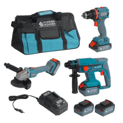 Könner & Söhnen KS RHAGD 20V SET 3 – Ledningsfri Master Sæt 3-i-1 - Sikshop