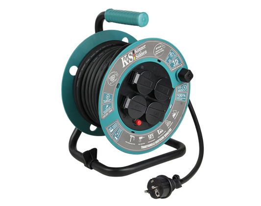 15 m Kabeltromle fra Könner & Söhnen - Sikshop