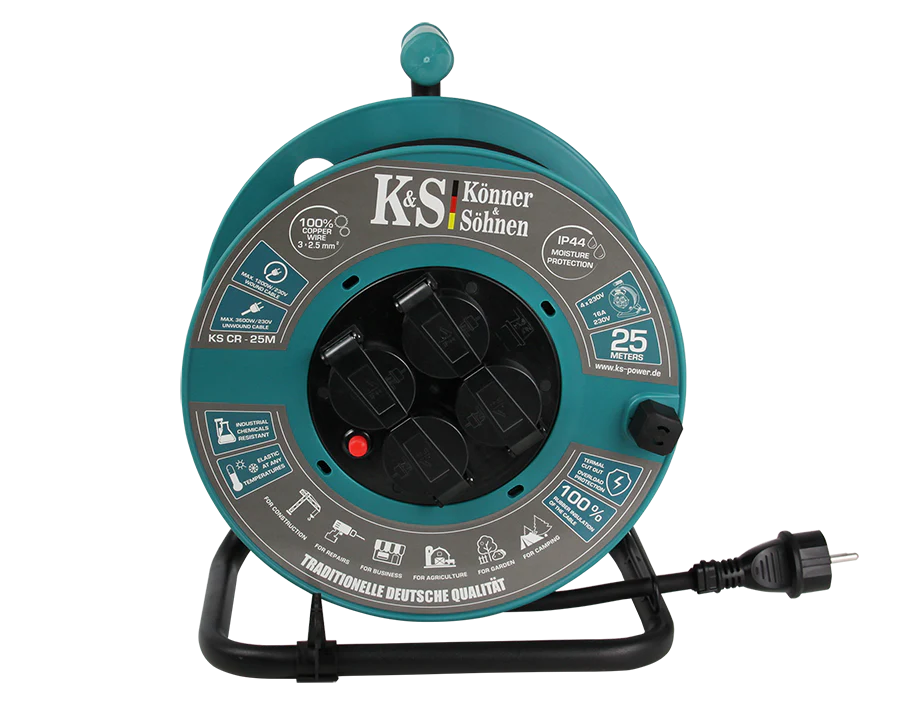 25 m Kabeltromle fra Könner & Söhnen - Sikshop