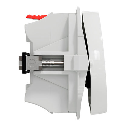 LK One 1-polet Afbryder 10A – Hvid - Sikshop