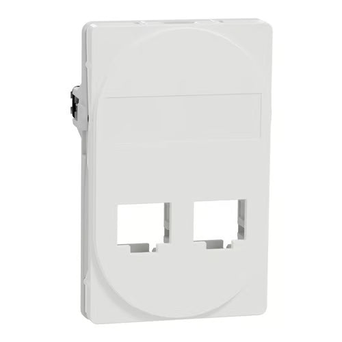 LKOneActassi-KeystonedobbeltudtagRJ45_1_modul_hvid - Sikshop