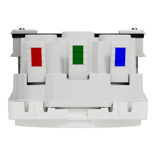 LK One Stikkontakt FlexFront 2-polet med DK-jord – 1 Modul Hvid - Sikshop