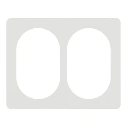 LK One Designramme – 2×1,5 Modul Hvid - Sikshop