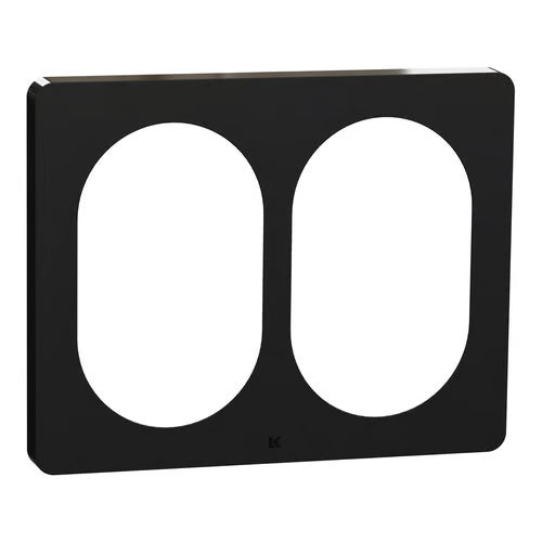 LK One Designramme – 2×1,5 Modul Sort - Sikshop