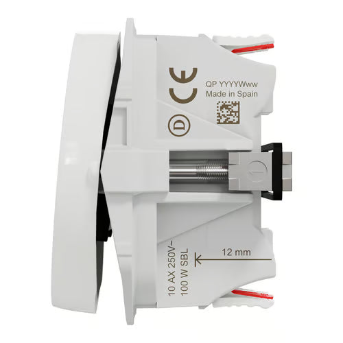 LK One Dobbelt Korrespondanceafbryder 10A – Hvid - Sikshop