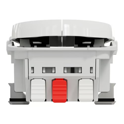 LK One Dobbelt Korrespondanceafbryder 10A – Hvid - Sikshop