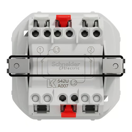 LK One Krydsningsafbryder 10A – Hvid - Sikshop