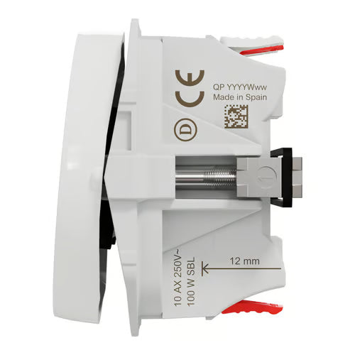 LK One Krydsningsafbryder 10A – Hvid - Sikshop