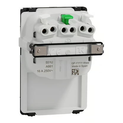 LK One Stikkontakt 2-polet med Sidejord (Schuko) – 1,5 Modul Sort - Sikshop