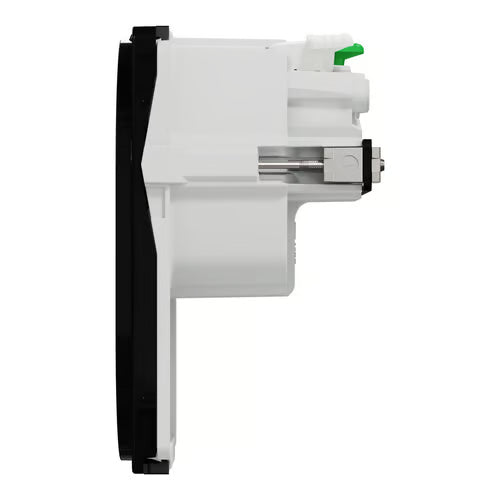 LK One Stikkontakt 2-polet med Sidejord (Schuko) – 1,5 Modul Sort - Sikshop