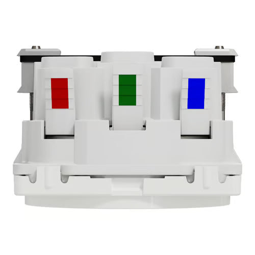 LK One Stikkontakt FlexFront 2-polet med DK-jord – 1,5 Modul Hvid - Sikshop