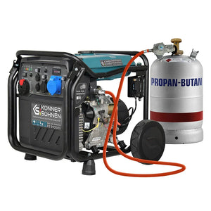 LPG/benzin inverter generator Könner & Söhnen KS 8100iEG – 8 kW