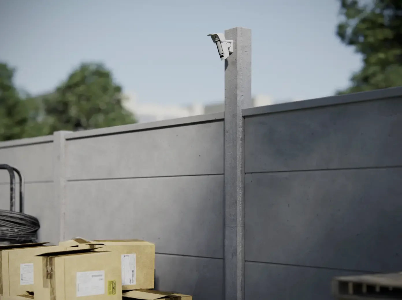 Ajax MotionCam Udendørs Jeweller – Trådløs udendørs bevægelsesdetektor (hvid) - Sikshop