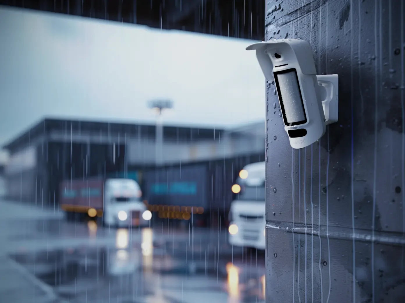 Ajax MotionCam Udendørs Jeweller – Trådløs udendørs bevægelsesdetektor (hvid) - Sikshop