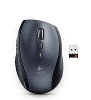 Logitech M705 Trådløs Mus – 1000 DPI, Hyper-Fast Scroll, 3 års Batteritid, Grå