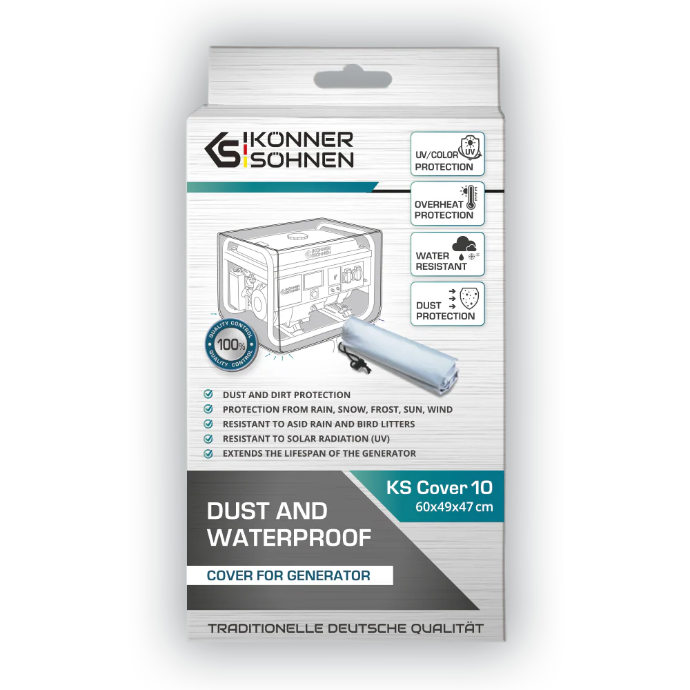 Könner & Söhnen – KS COVER10 Generatorovertræk (60×49×47 cm) - Sikshop