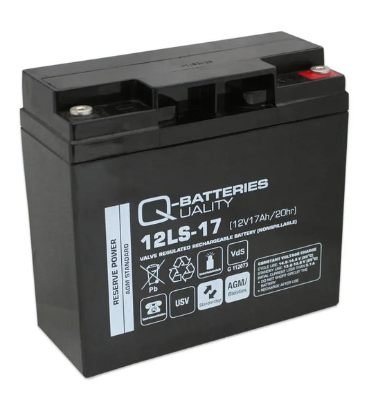 Q-Batteries 12LS-17 – AGM batteri 12V 17Ah