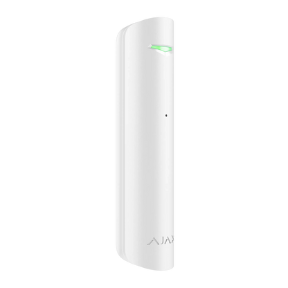 Ajax GlassProtect Hvid – Diskret og effektiv glasbrudsdetektering - Sikshop