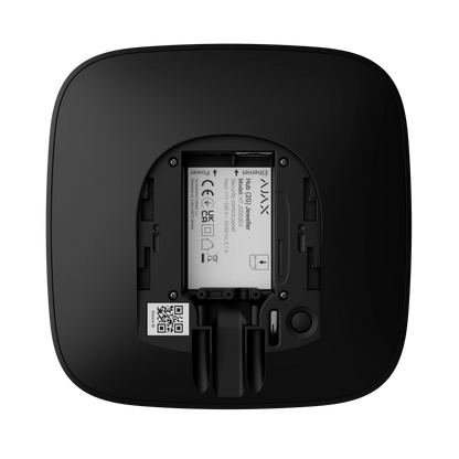 Ajax Hub 2 Plus Sort - Ethernet, Wi-Fi, og to SIM-kort (2G, 3G, 4G) - Sikshop