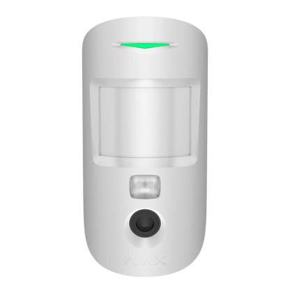 Ajax MotionCam Jeweller Hvid - Trådløs IR Bevægelsesdetektor med Fotoverifikation - Sikshop