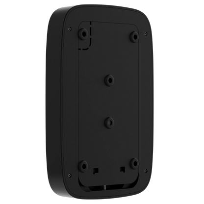 Ajax KeyPad Plus Jeweller Sort – Trådløst betjeningspanel med briklæser - Sikshop