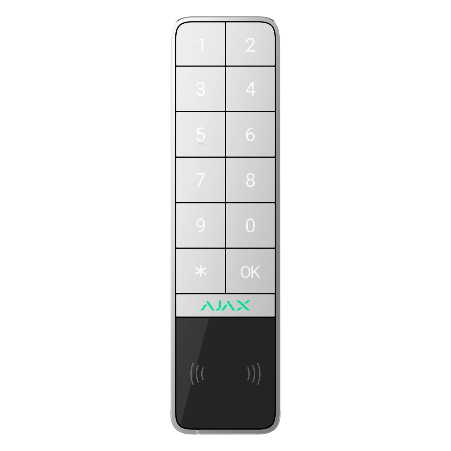 Ajax KeyPad Outdoor Jeweller – Hvid - Sikshop