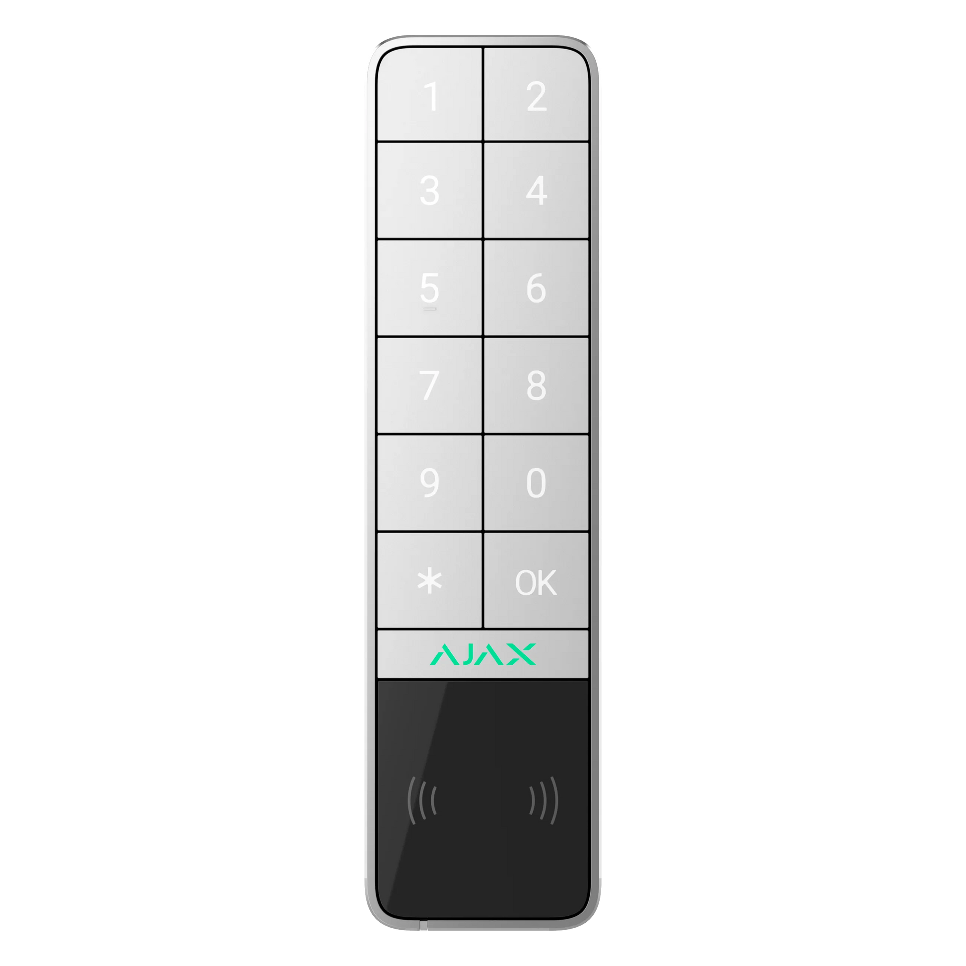 Ajax KeyPad Outdoor Jeweller – Hvid - Sikshop