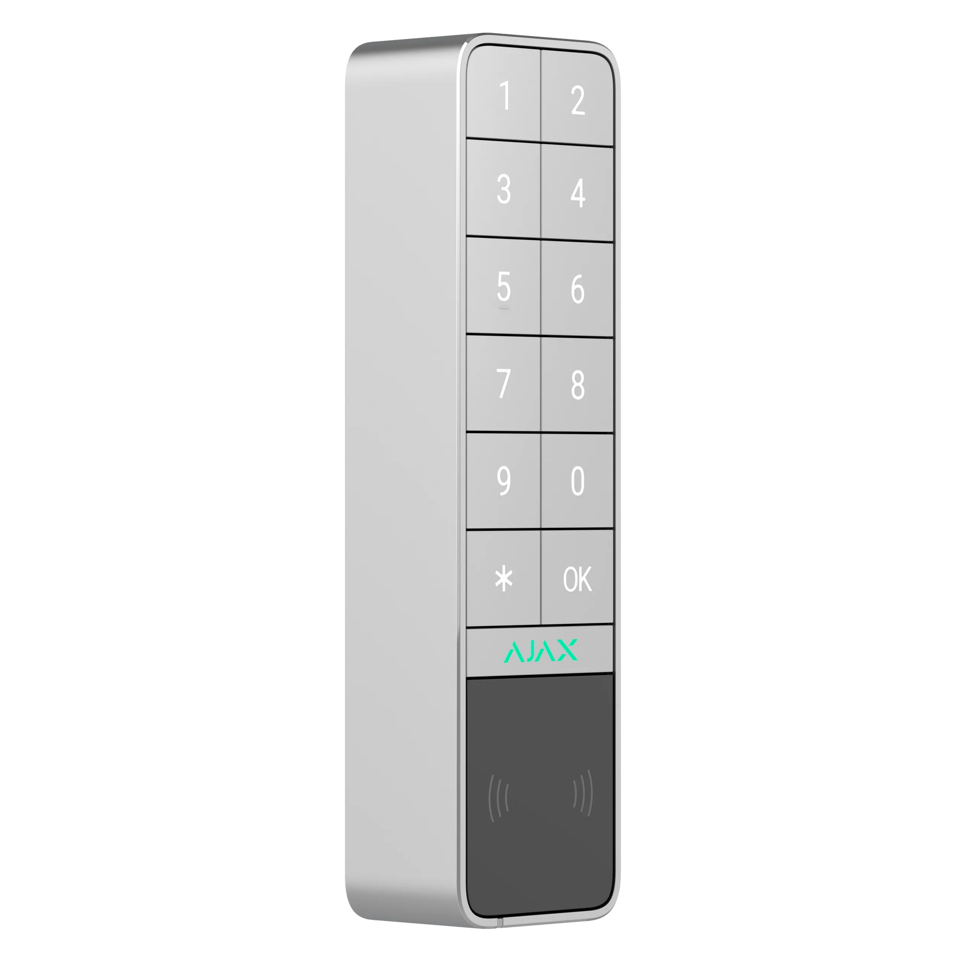 Ajax KeyPad Outdoor Jeweller – Hvid - Sikshop