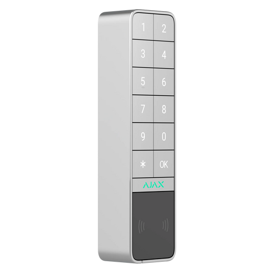 Ajax KeyPad Outdoor Jeweller – Hvid - Sikshop