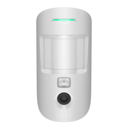 Ajax MotionCam Jeweller Hvid - Trådløs IR Bevægelsesdetektor med Fotoverifikation - Sikshop