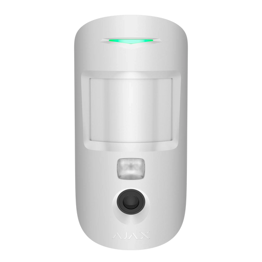 Ajax MotionCam Jeweller Hvid - Trådløs IR Bevægelsesdetektor med Fotoverifikation - Sikshop