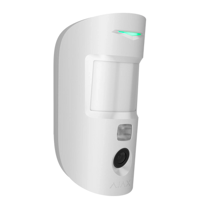 Ajax MotionCam Jeweller Hvid - Trådløs IR Bevægelsesdetektor med Fotoverifikation - Sikshop