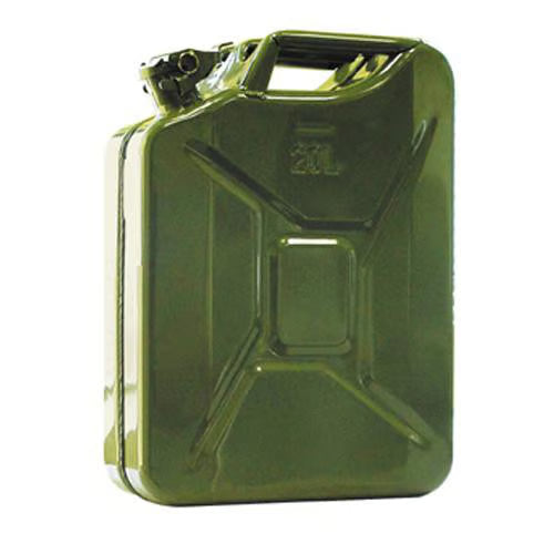 SPREHN Jerry Can PRO 20L – Benzindunk i stål, grøn - Sikshop