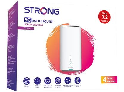 Strong 5G Router AX3000 – Lynhurtig 5G-router med Wi-Fi 6 - Sikshop