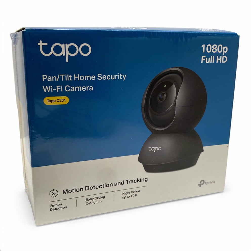 TP-Link Tapo C201 V5 1080p Wi-Fi Overvågningskamera – Pan/Tilt, Nattesyn og Tovejstale