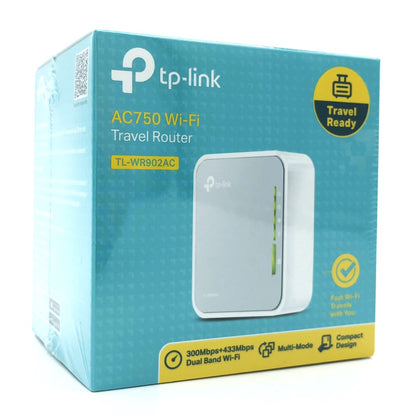TP-Link TL-WR902AC AC750 Rejserouter – Dual Band Wi-Fi 5