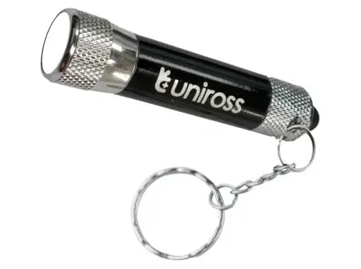 Uniross Mini LED lommelygte – Nøglering, 30 lumen
