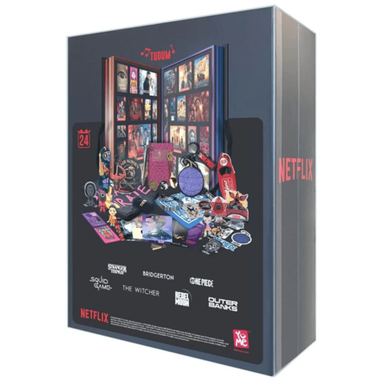 YuMe Netflix Gift Box Julekalender 2025 – 24 dage med Netflix-overraskelser
