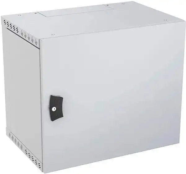 Actassi 19'' Væg Rack med Pladedør, BDH: 600 x 500 x 912, 18HE, Lysegrå - SIKSHOP