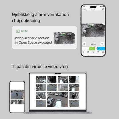 Ajax BulletCam – 5 MP, AI-genkendelse, 35m IR-lys, Sort - SIKSHOP