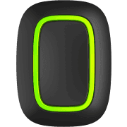 Ajax Button Jeweller Sort Fjernbetjening - Trådløs Smart Knap til Sikkerhedssystem - Sikshop