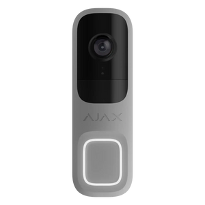 Ajax Doorbell Grå – Stilfuld Trådløs Videodørklokke med Avanceret Teknologi