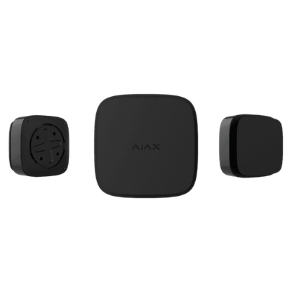 Ajax FireProtect 2 (AC) Sort – Elegant Røgalarm med Konstant Strømforsyning - Sikshop